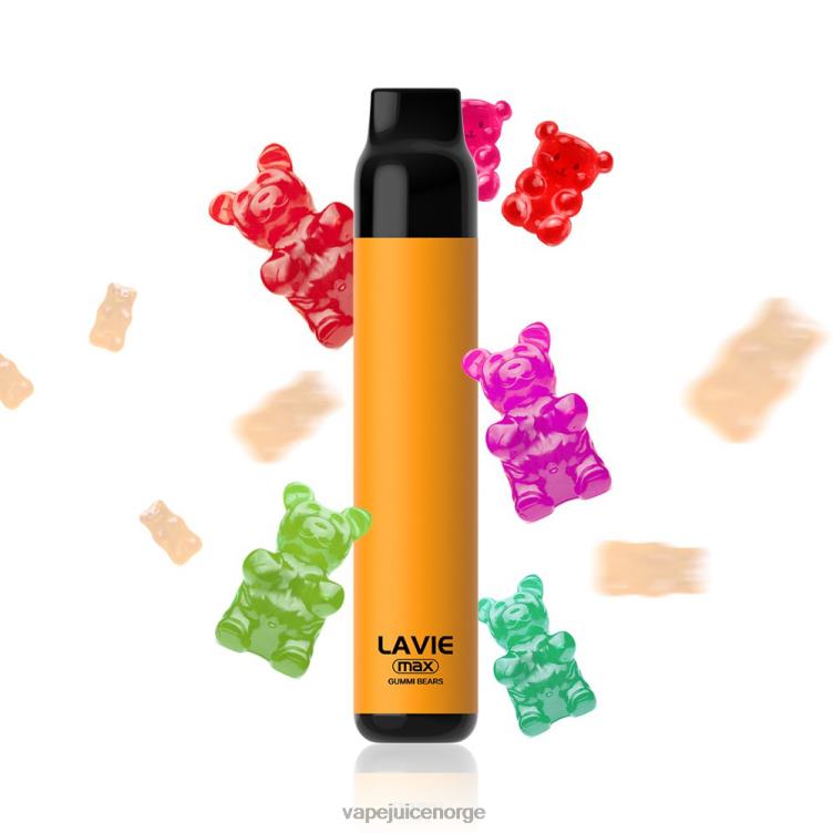 8J2L8282 Vape Juice - gummibjørner LAVIE BAR 5000 drag - maks