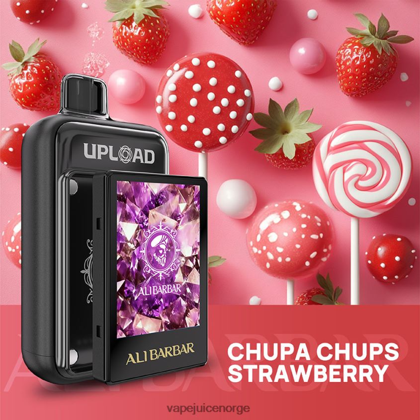 Vape Norge chupa chups jordbær | Alibarbar laste opp RPX2LT114