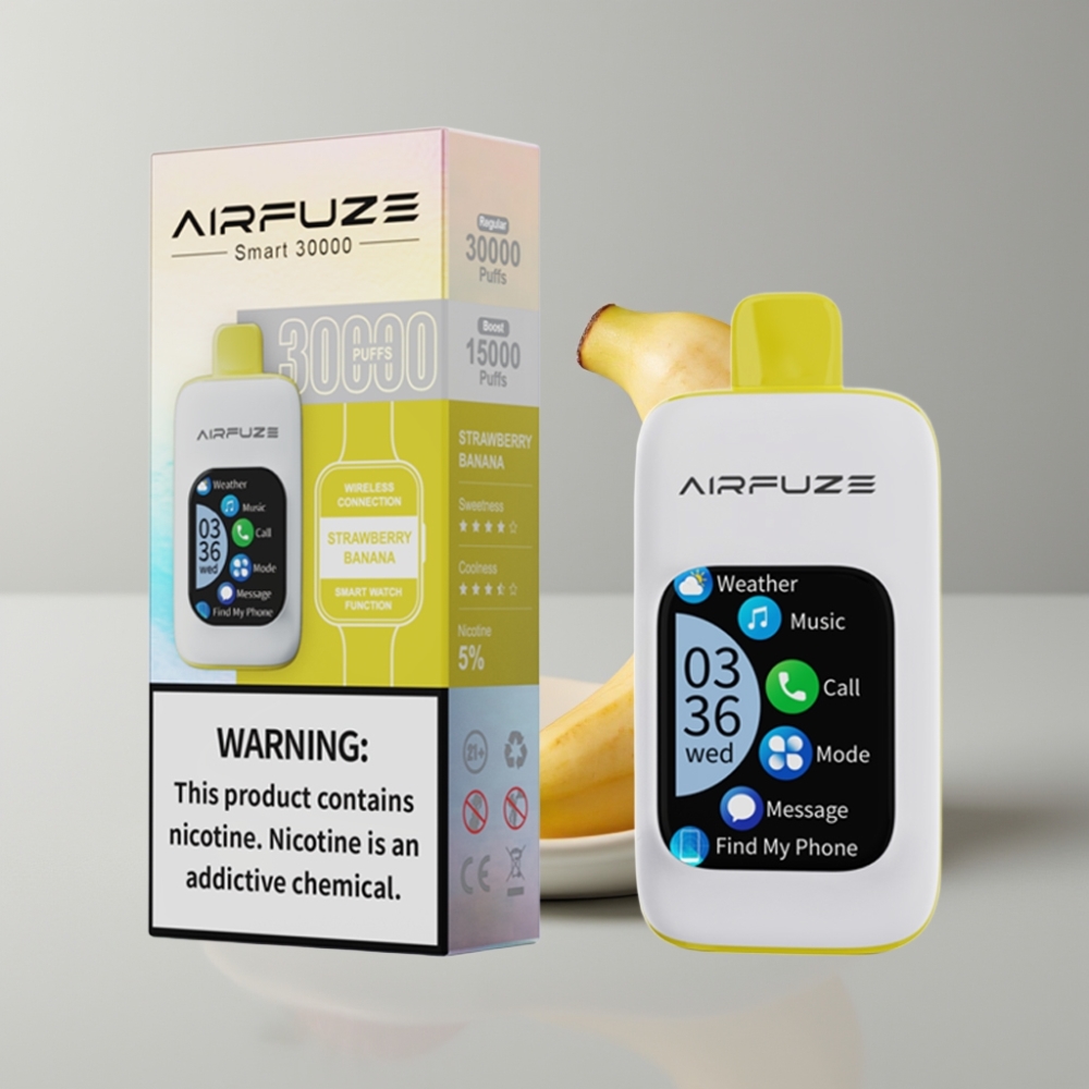 AirFuze Smart 30000 Puffs Engangs Vape Jordbær Banan
