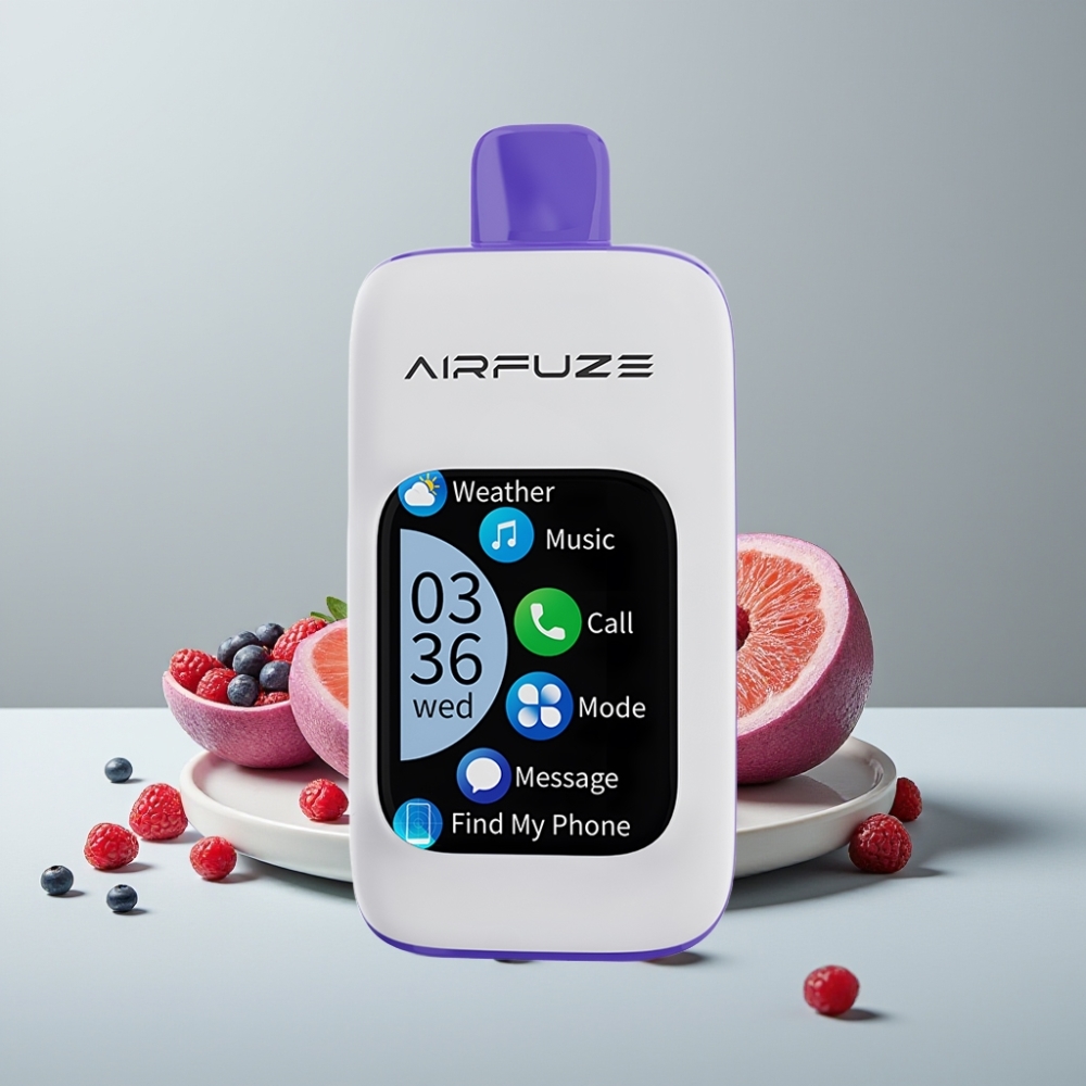 AirFuze Smart 30000 Puffs Engangsvaper Blå Bringebær Is