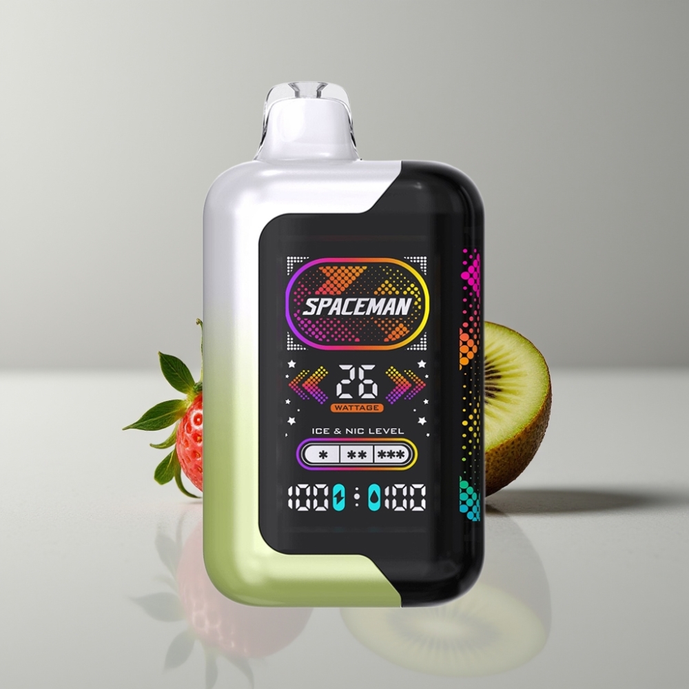 SMOK SPACEMAN SP40000 Engangsdamp Jordbær Kiwi og SP40000 Zero Nikotin