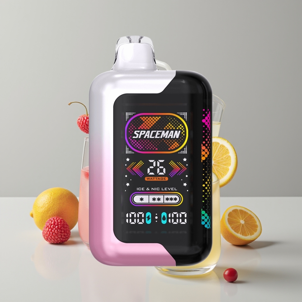 SMOK SPACEMAN SP40000 Engangsdamp Rosa Sitronade Zero Nikotin