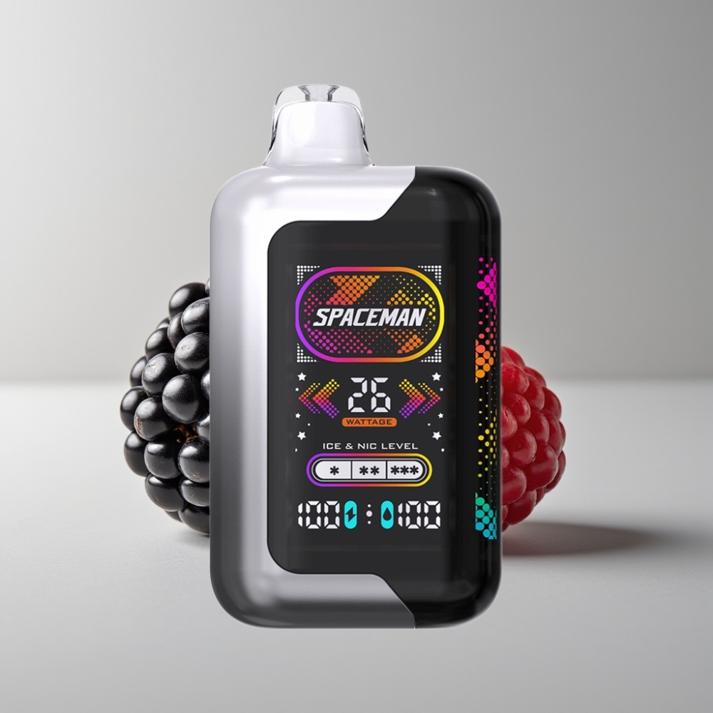 SMOK SPACEMAN SP40000 Engangsvaper Bjørnebær Razz Zero Nikotin